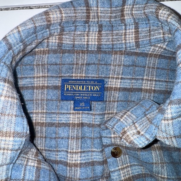 Women’s Pendleton Woolen Mills USA XS Flannel 100% virgin wool - Picture 10 of 12